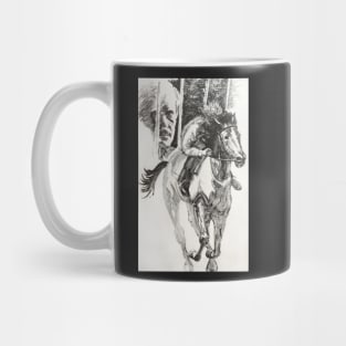 Horse and Rider ~ gouache Mug